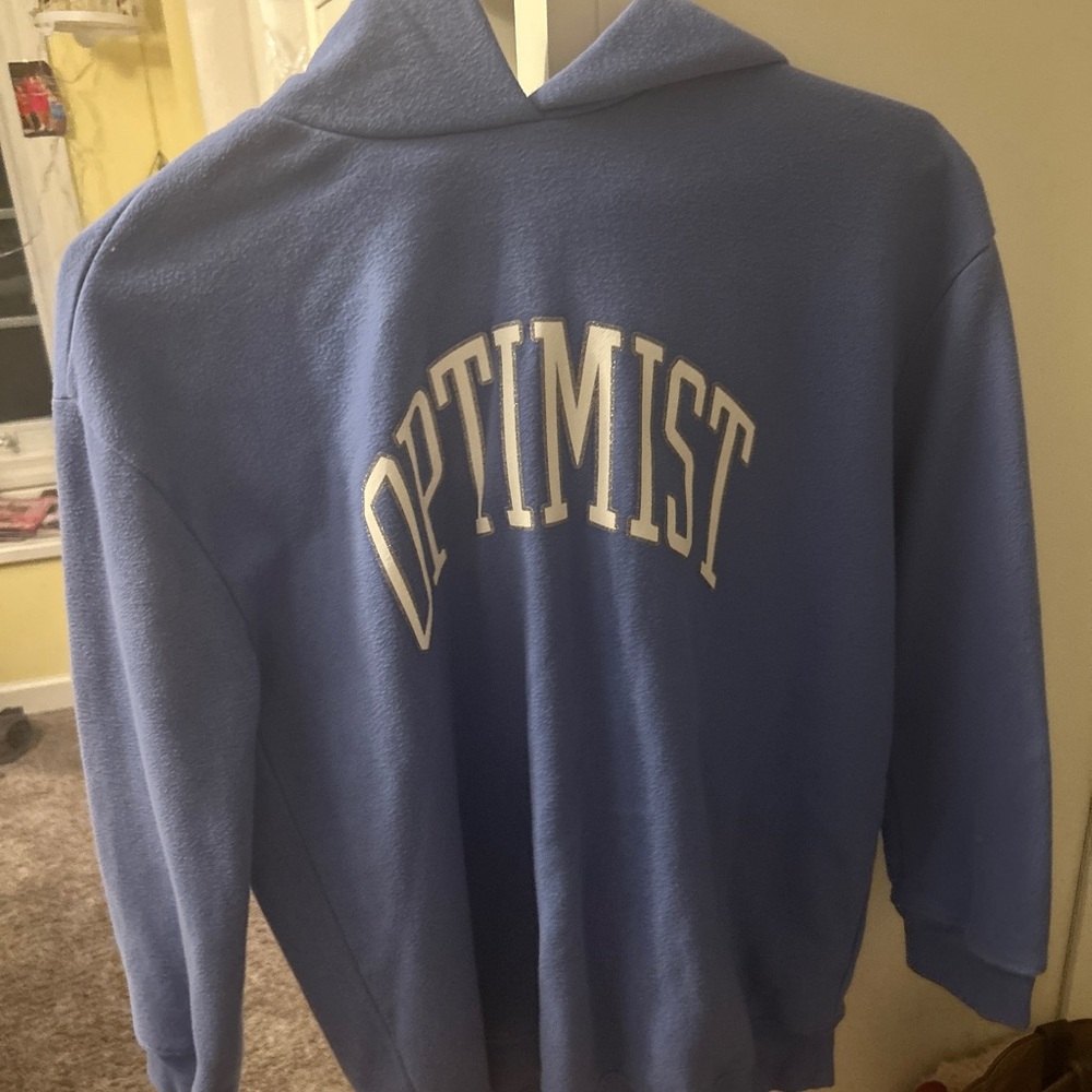 Blue 'Optimist' Hoodie
